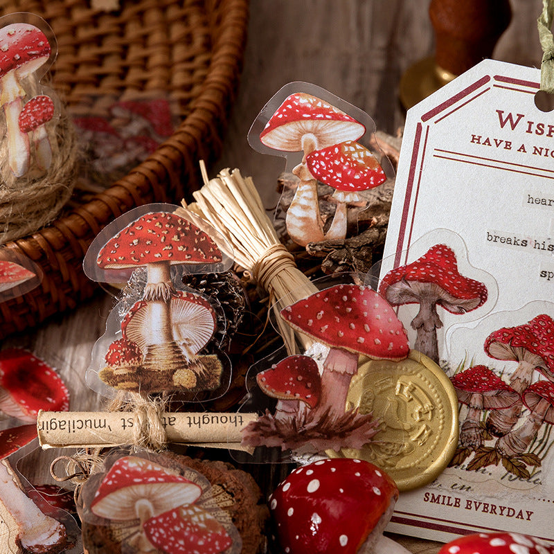 Wholesale Plant Nature Series Retro Plant Booklet DIY Decorative Stickers